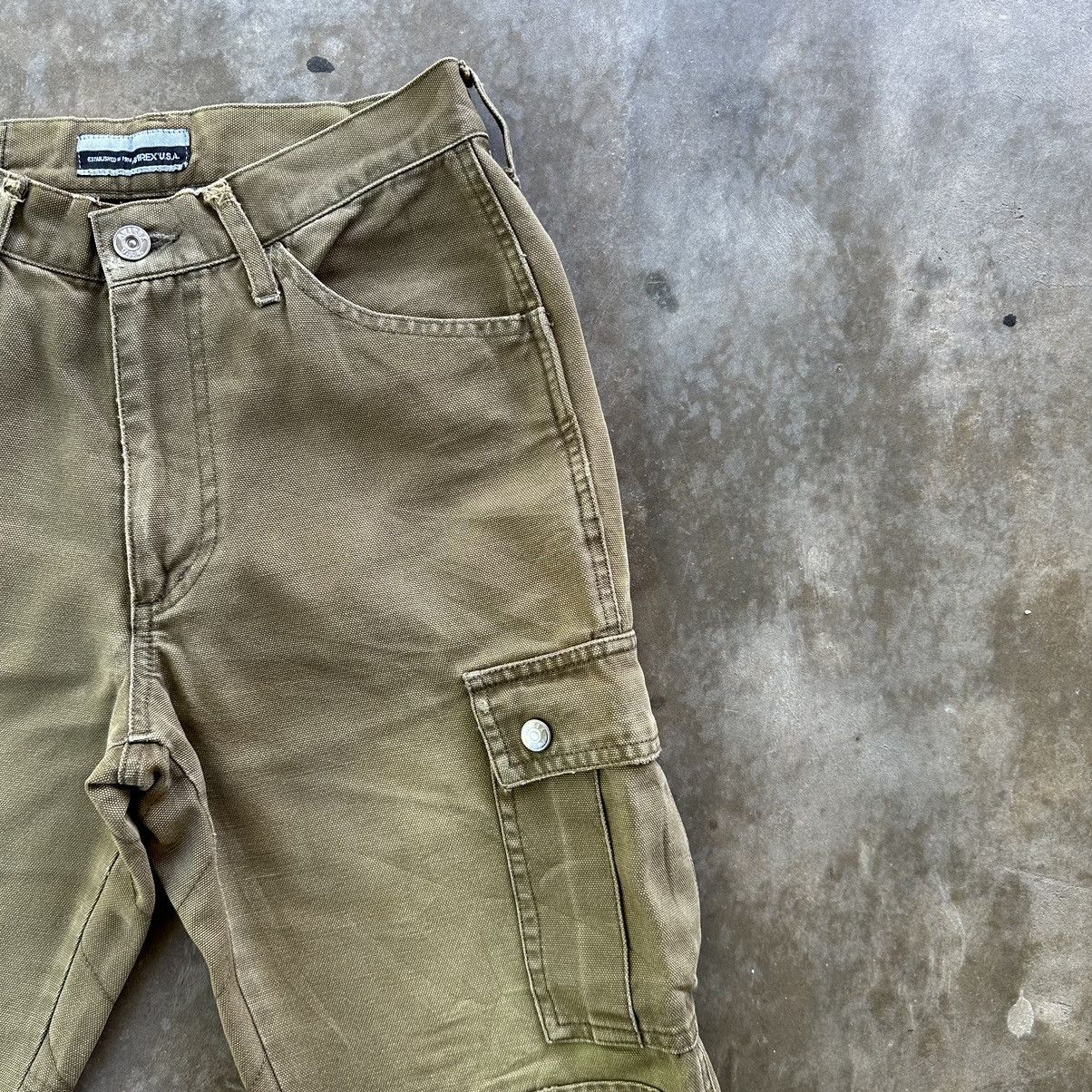 Avirex 🔥W27x33 Avirex USA Distressed Tactical Cargo Pant Size US 27 - 5 Thumbnail