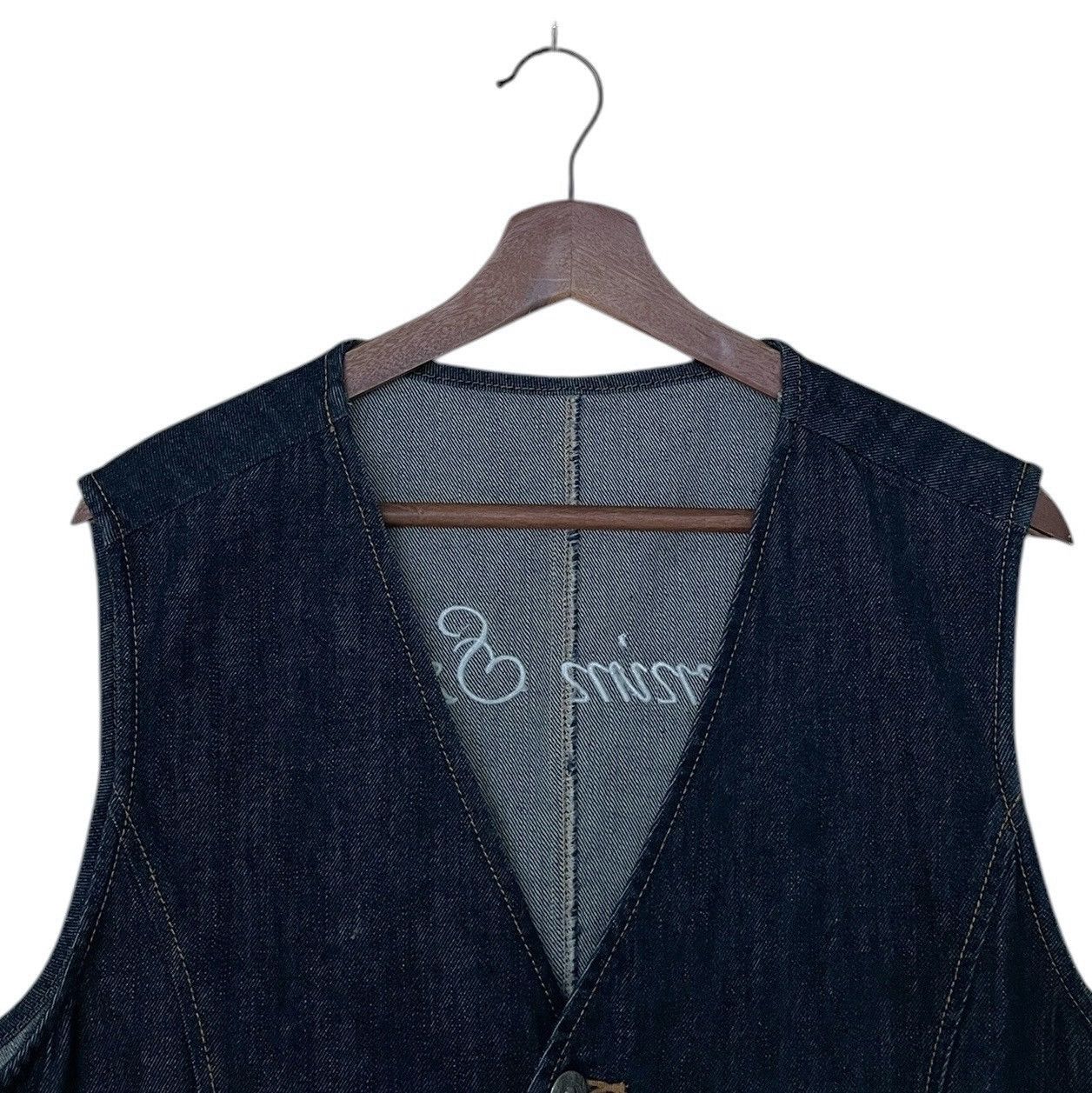 Vintage Vintage Japanese Brand Denim Street Vest 2000s Size US XL / EU 56 / 4 - 3 Thumbnail