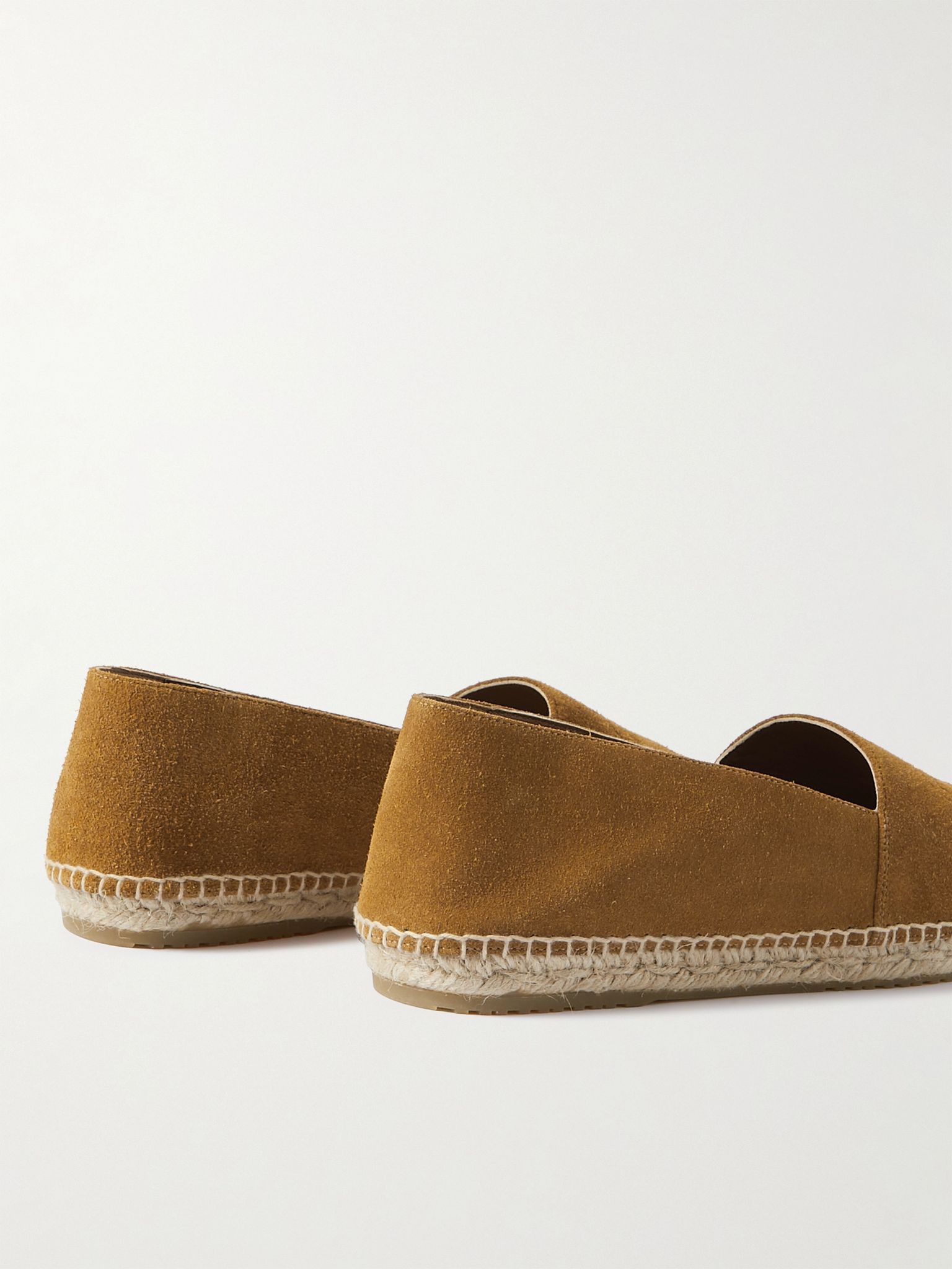 Celine o1bcso1str0925 359633003C Suede Espadrilles in Dark Havana Size US 11 / EU 44 - 5 Thumbnail