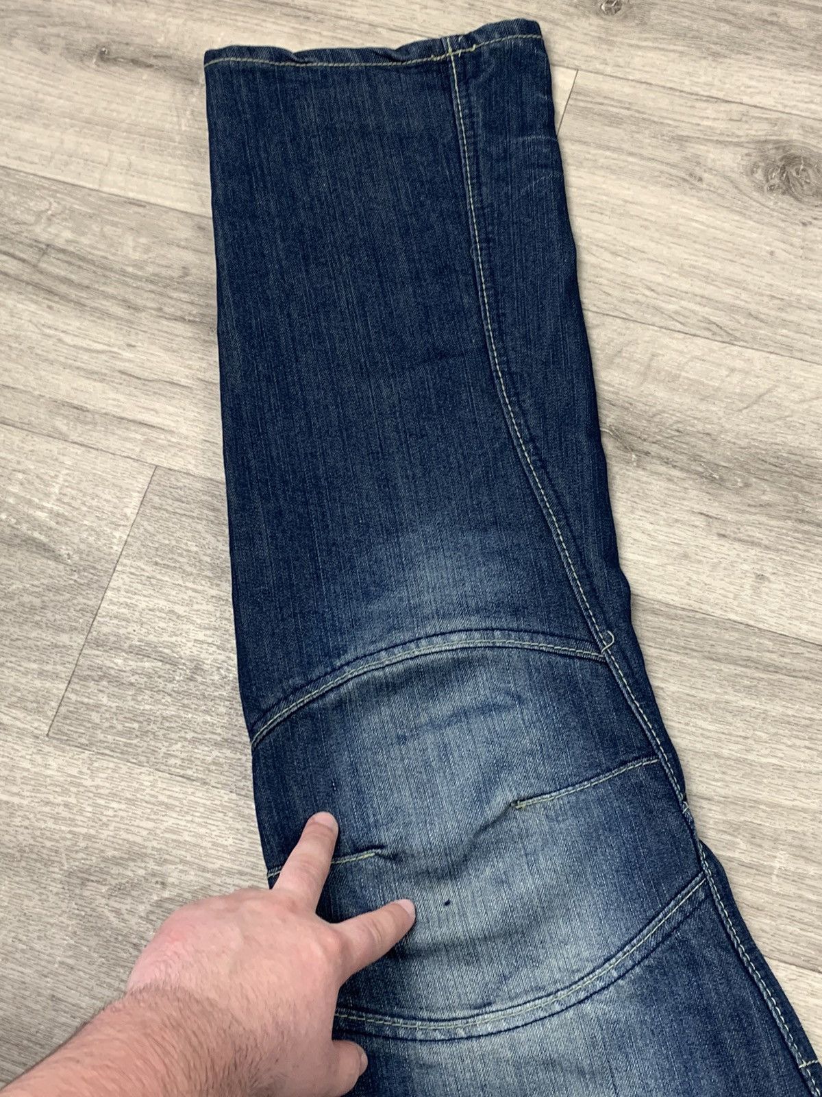 Kangol Vintage Kangol Denim Jeans Double Knee Flared Pants Size 36 Size US 36 / EU 52 - 13 Thumbnail
