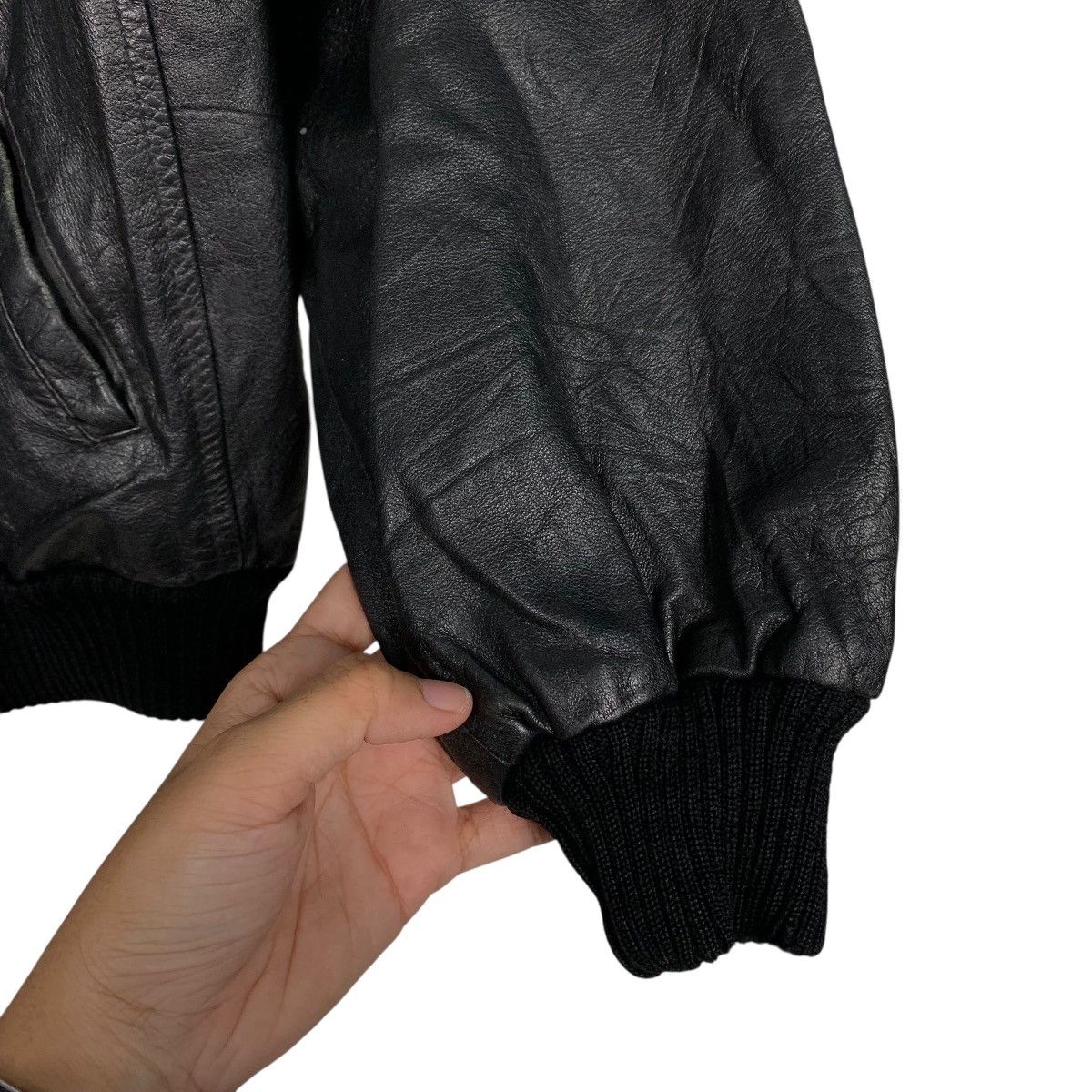 Japanese Brand Japanese Brand Fukuyo Bomber Leather Jacket Size US M / EU 48-50 / 2 - 13 Thumbnail