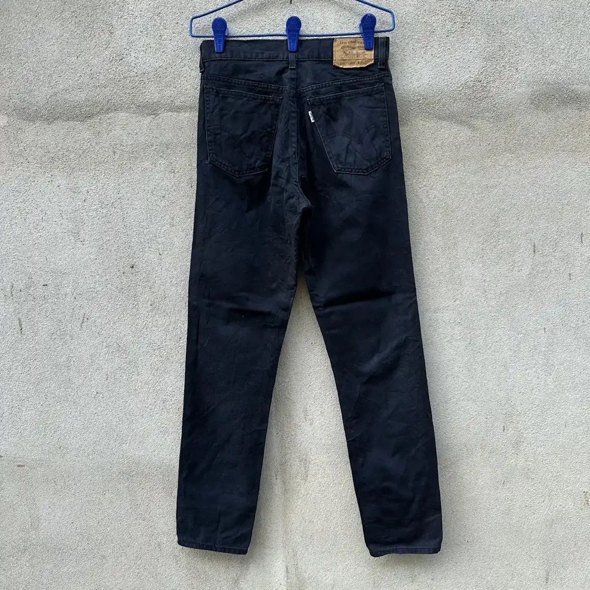 Levi's Vintage Clothing 1990’s VINTAGE LEVI’S 606 SUPER BLACK LEVIS JEANS WHITE TAB Size US 27 - 2 Thumbnail