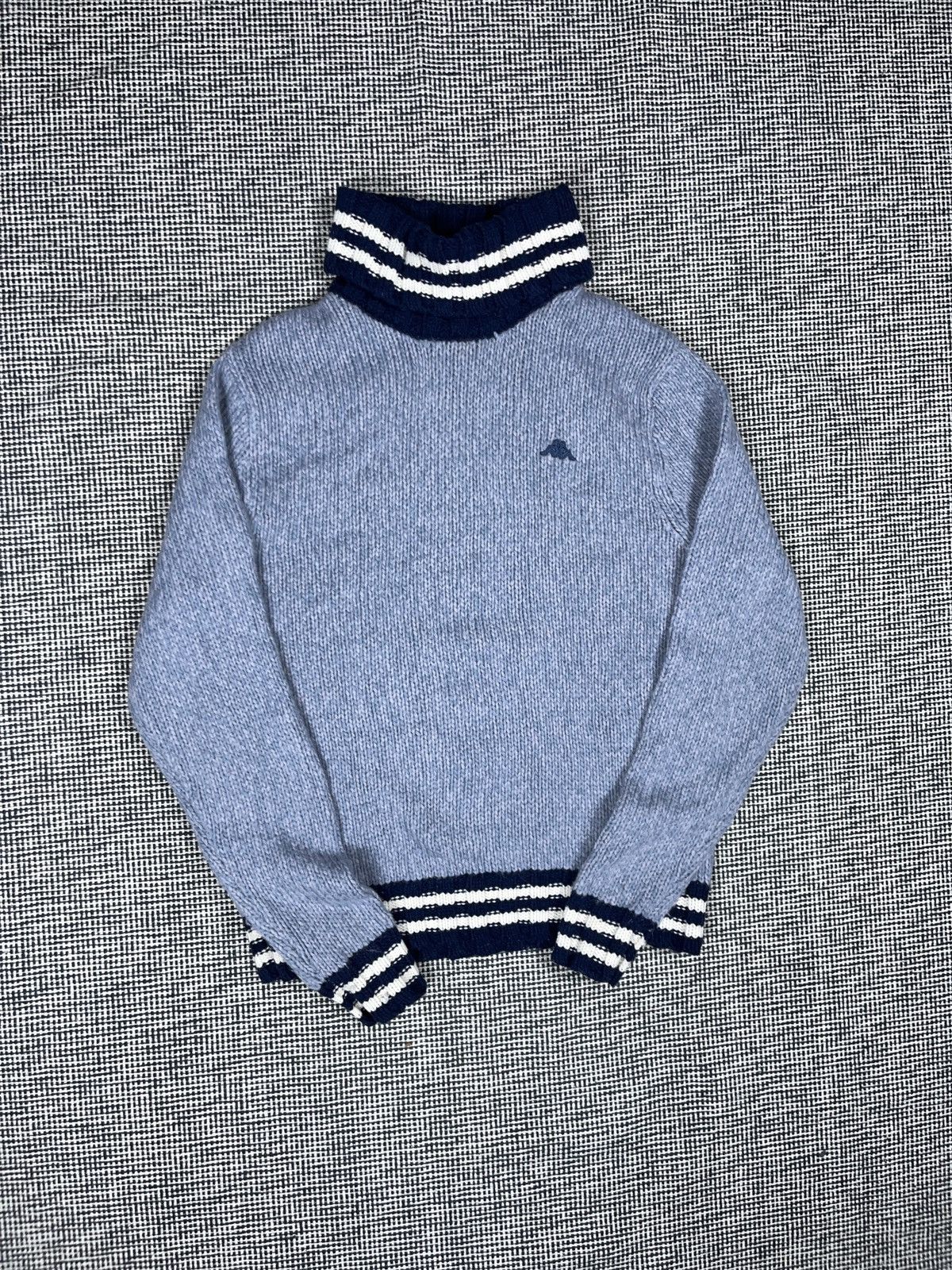 Kappa Vintage Kappa turtleneck golf wool alpaca baby blue sweater Size US M / EU 48-50 / 2 - 1 Thumbnail