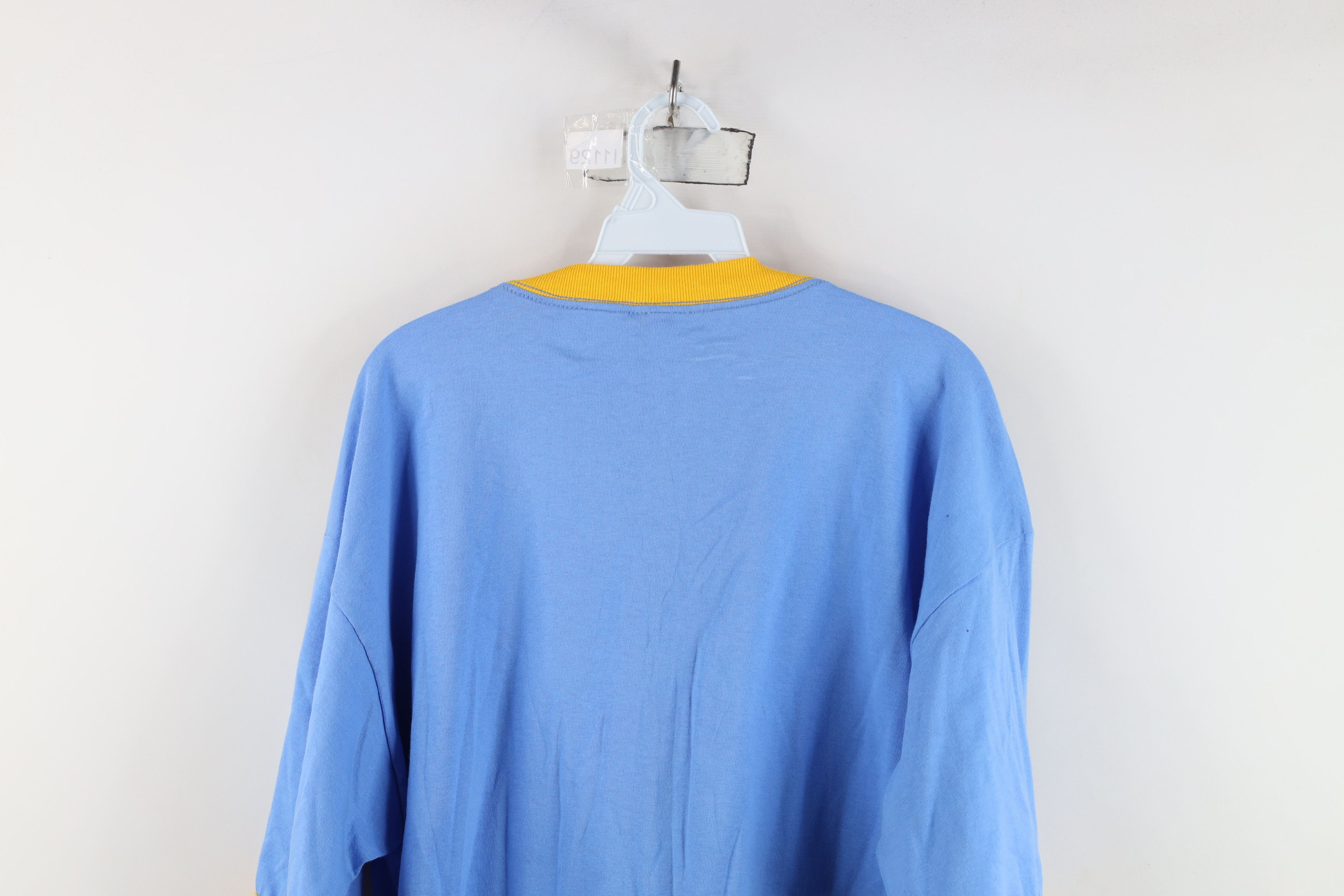 Reebok Vintage 90s Y2K Reebok Chargers Football Ringer T-Shirt Size US L / EU 52-54 / 3 - 13 Thumbnail