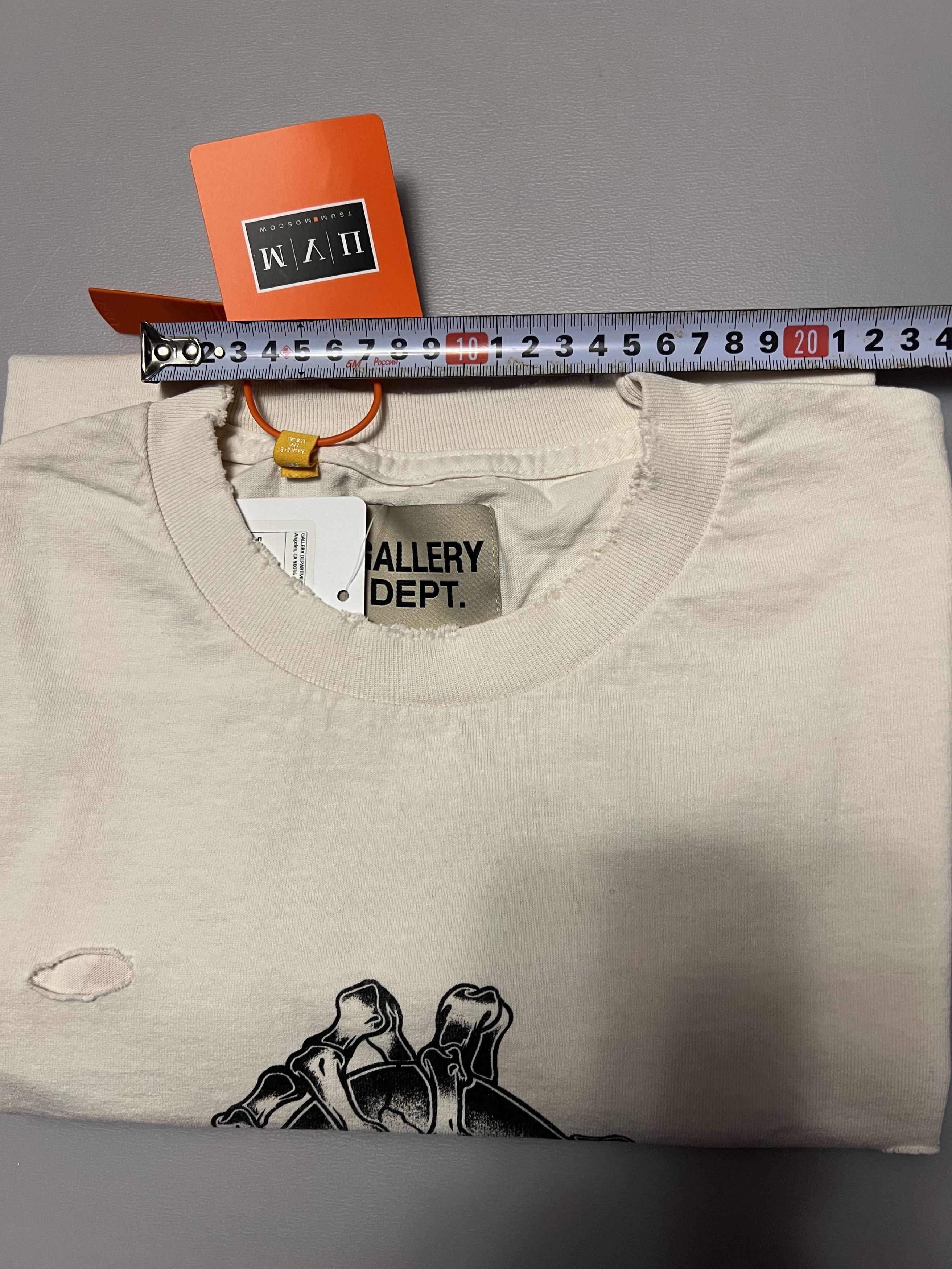 Gallery Dept. FW'22 T-shirt Ripped "Art That Kills" Size US M / EU 48-50 / 2 - 5 Thumbnail