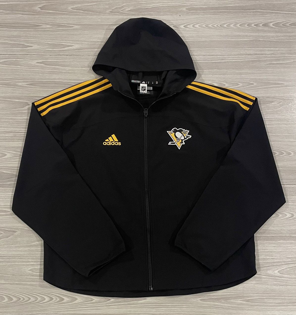 Adidas Adidas Pittsburgh Penguins Player Issue Hoodie Mens Medium Size US M / EU 48-50 / 2 - 1 Thumbnail