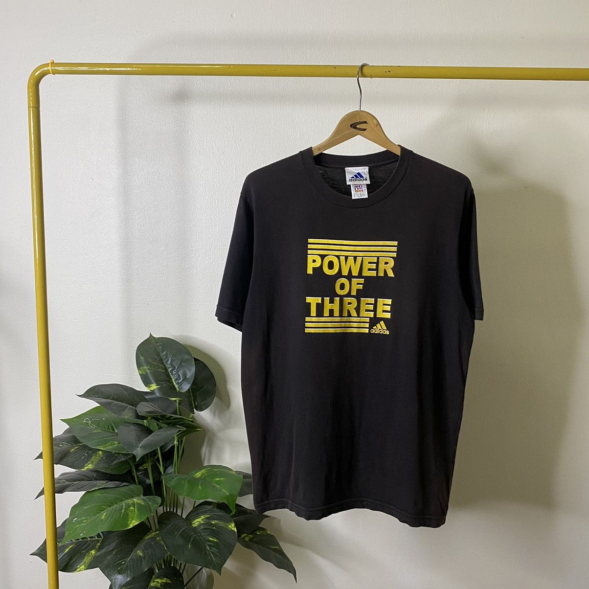 Adidas × Vintage Vintage 2001 Adidas Power Of Three Tee Size US M / EU 48-50 / 2 - 1 Thumbnail