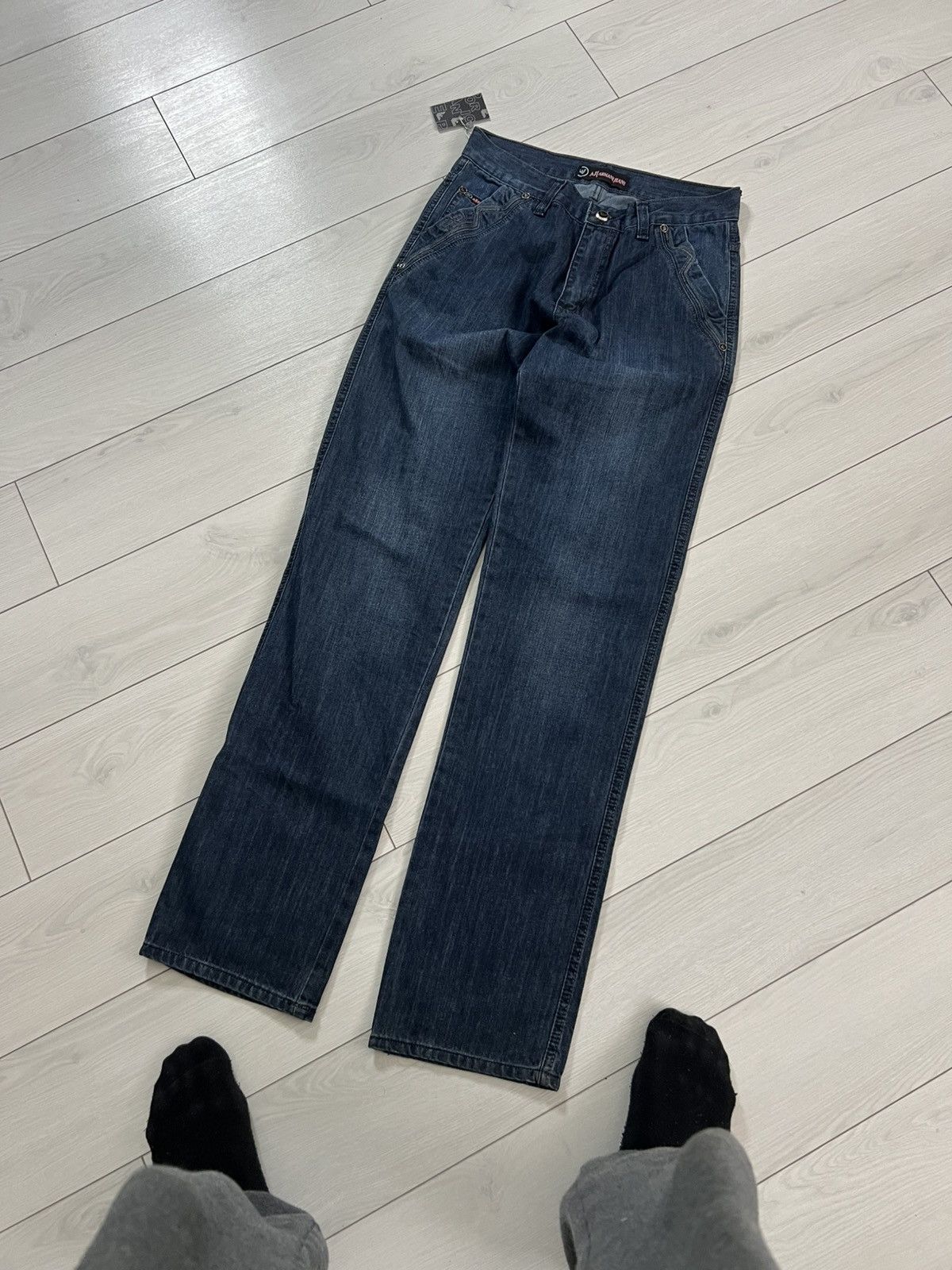 Hysteric Glamour VTG FLARED JUNYA WATANABE KMRII VIBE! CRAZY RARE JEANS Y2K Size US 30 / EU 46 - 7 Thumbnail