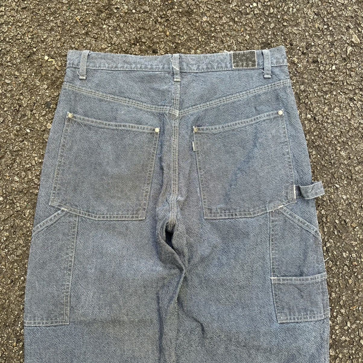 Levi's Vintage Levis Silver Tab Baggy Loose Carpenter Denim Jeans Size US 32 / EU 48 - 12 Thumbnail