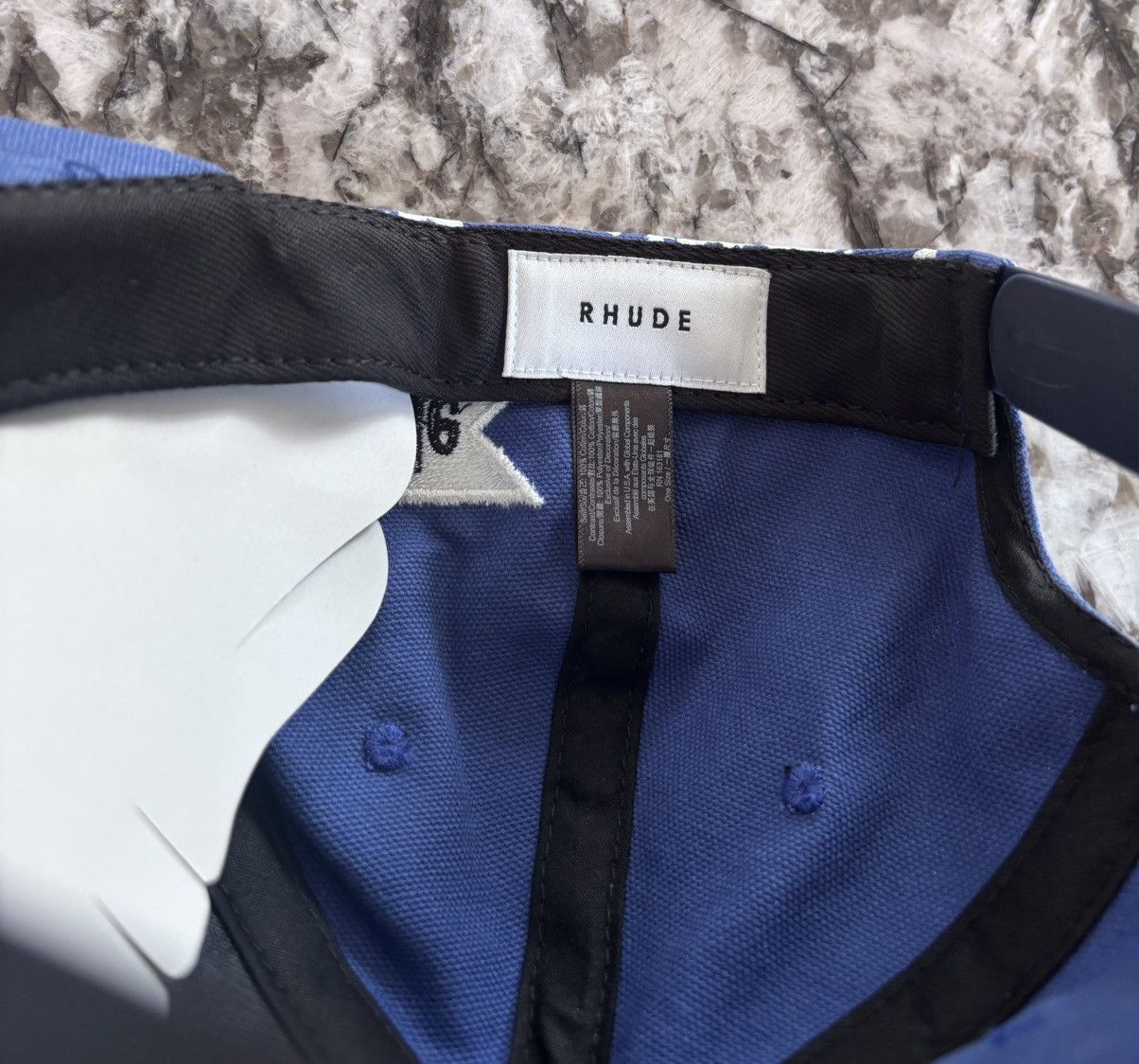 Rhude Rhude - RHEPURPOSED R HAT Size ONE SIZE - 4 Thumbnail