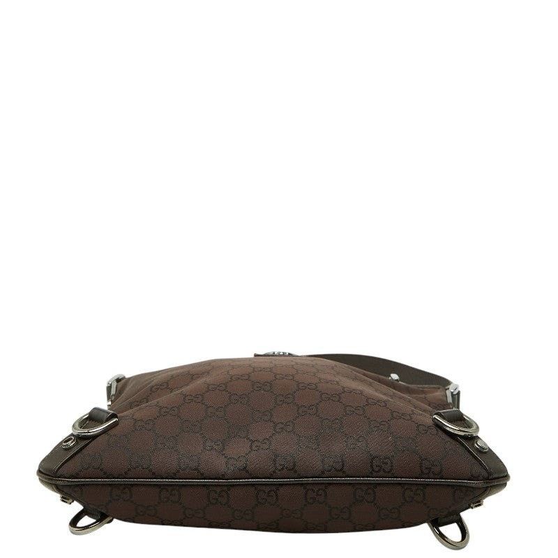 Gucci Gucci GG Nylon Abbey Shoulder Bag Brown Size ONE SIZE - 10 Thumbnail