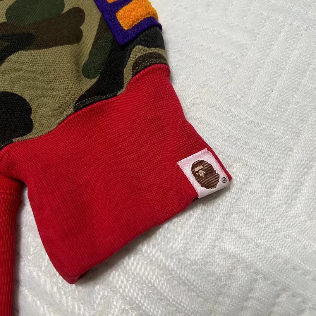 Bape COLOR CAMO SHARK FULL ZIP HOODIE Size US XL / EU 56 / 4 - 3 Thumbnail