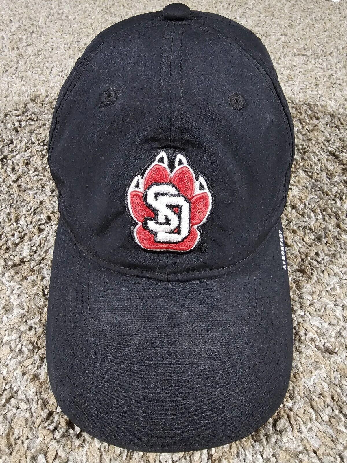Adidas South Dakota SD Coyotes Logo Adidas Aeroready strapback hat Size ONE SIZE - 3 Thumbnail
