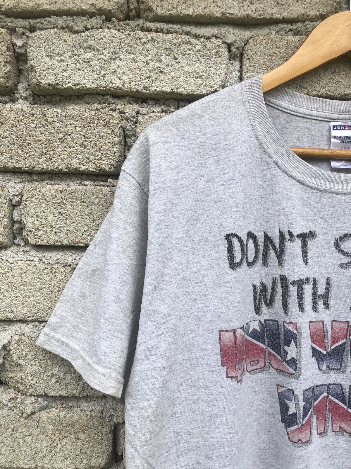 Vintage Vintage Y2K Dont Start With Me You Wont Win Rebel Wording Size US L / EU 52-54 / 3 - 6 Thumbnail