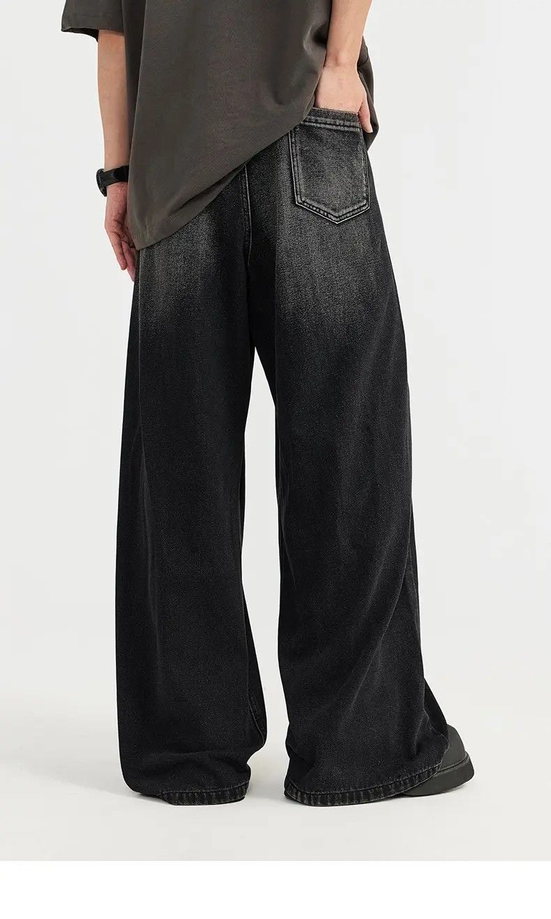 Jean × Vintage Trendy High Street Distressed Baggy Jeans Size US 31 - 6 Thumbnail