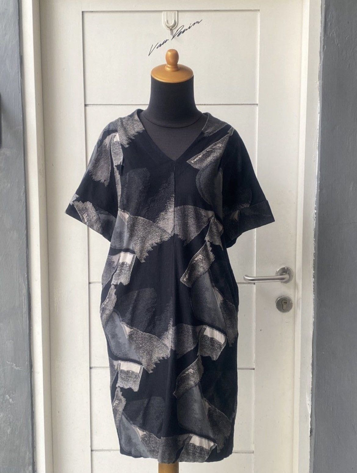 Issey Miyake Heart Haat Midi Dress Size S / US 4 / IT 40 - 8 Thumbnail