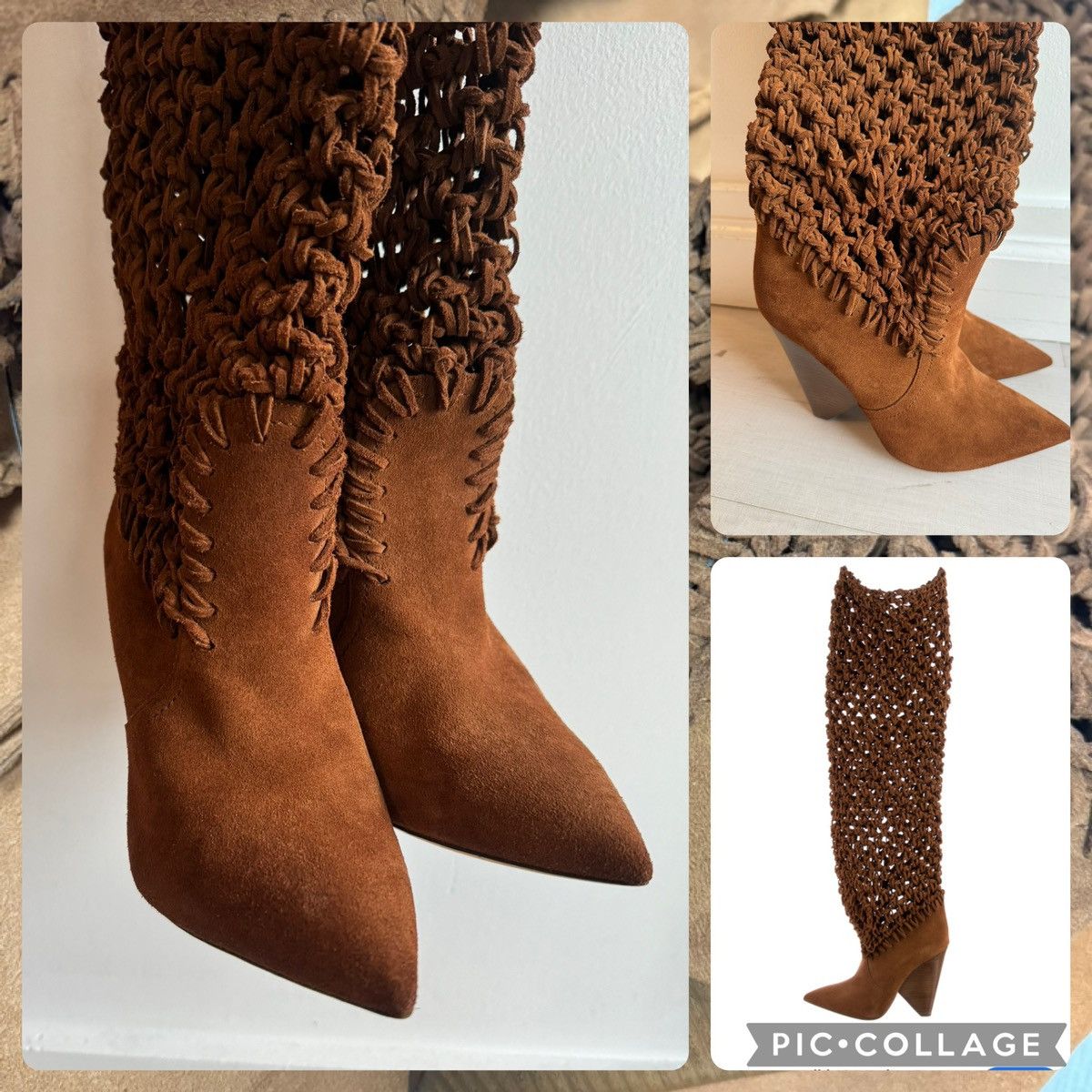 Yves Saint Laurent YSL Niki Suede boots Size US 10 / IT 40 - 4 Thumbnail