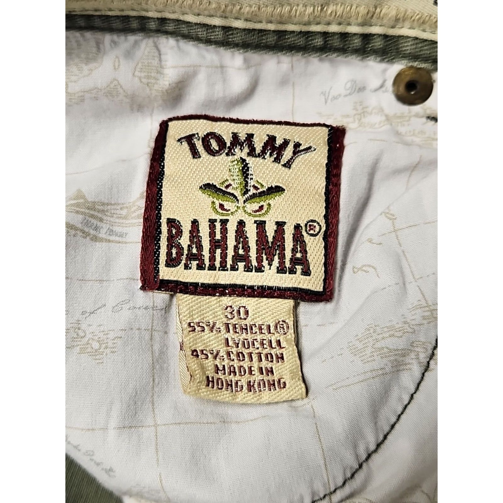Tommy Bahama VINTAGE Tommy Bahama Pants Mens 30 Olive Lyocell Cotton Resort Casual Straight Relaxed Inseam 28 in Green Size US 30 / EU 46 - 5 Thumbnail