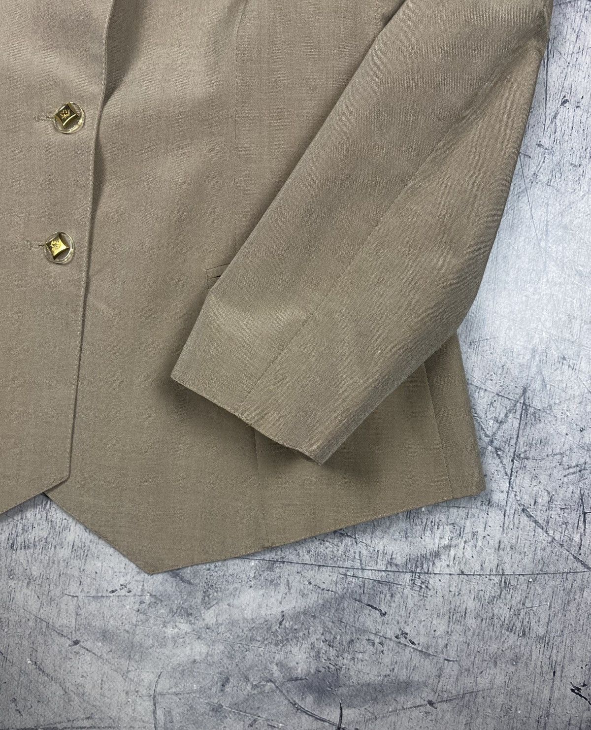 MCM MCM Wool Silk Blazer Jacket Women IT 40 Beige Made in Italy Size S / US 4 / IT 40 - 13 Thumbnail