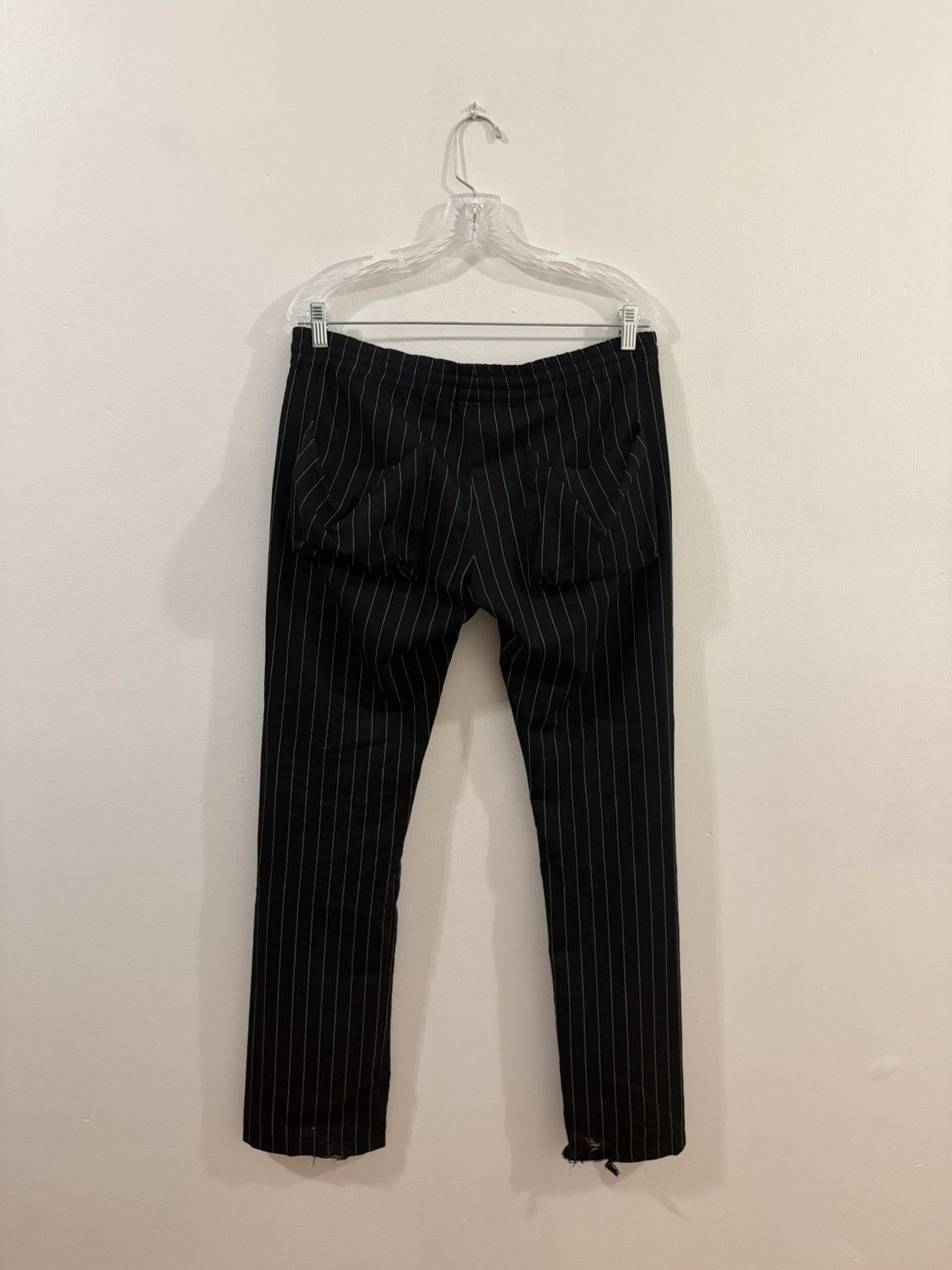 Number (N)ine Number Nine AW05 The High Streets Pinstripe Cargo Pants Size US 32 / EU 48 - 2 Thumbnail
