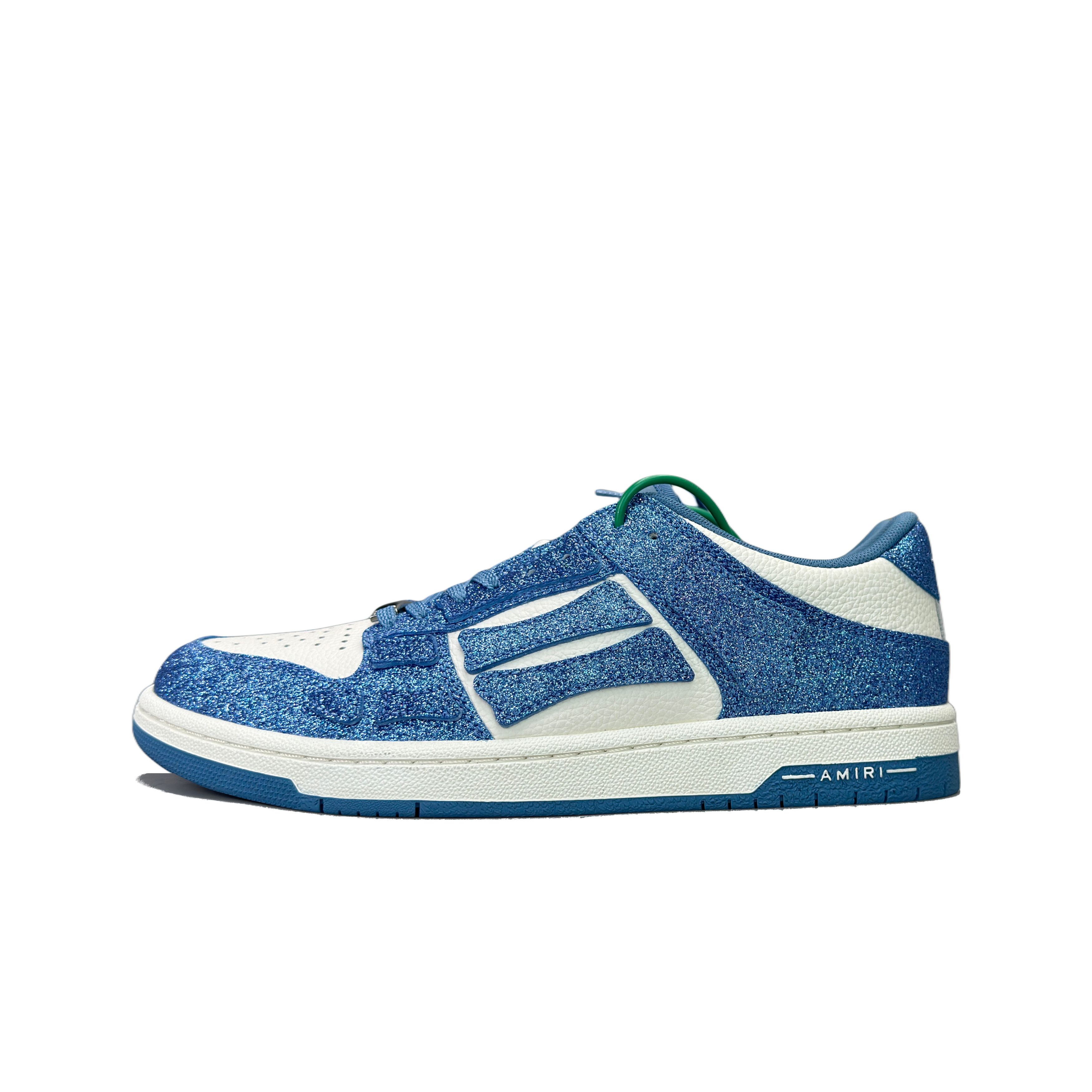 Amiri AMIRI Shimmer Skel-Top Low Sneakers Size 8 Size US 8 / EU 41 - 1 Thumbnail