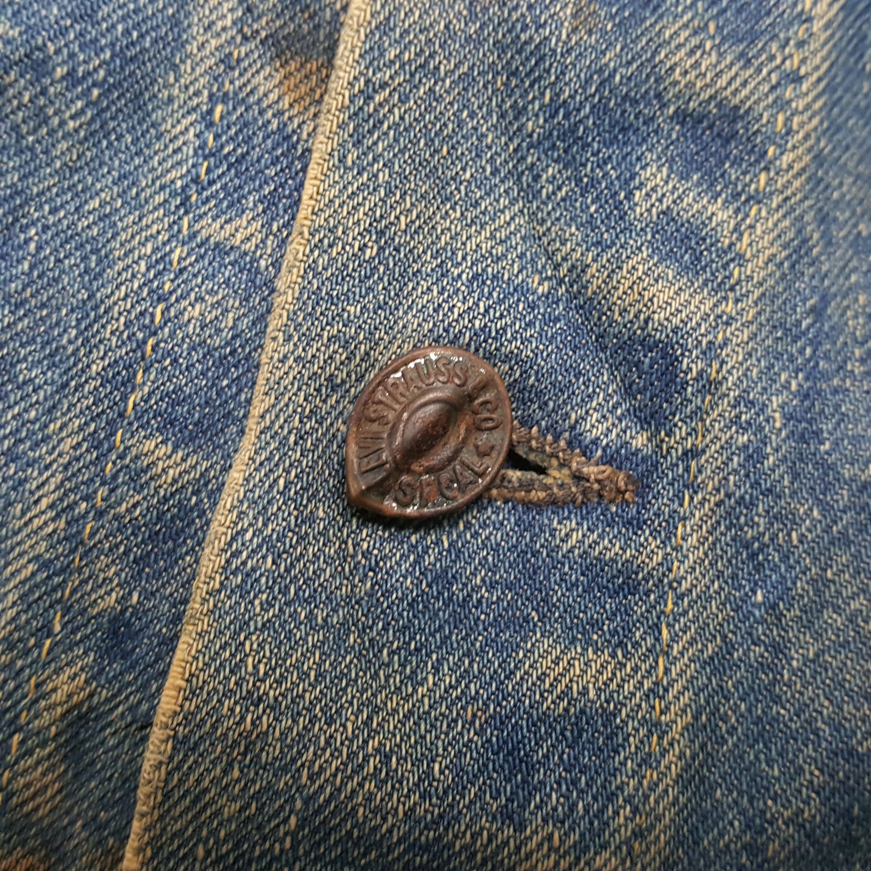 Levi's LEVI'S Big E Rare Art Design Style Distressed Jacket Size US S / EU 44-46 / 1 - 6 Thumbnail
