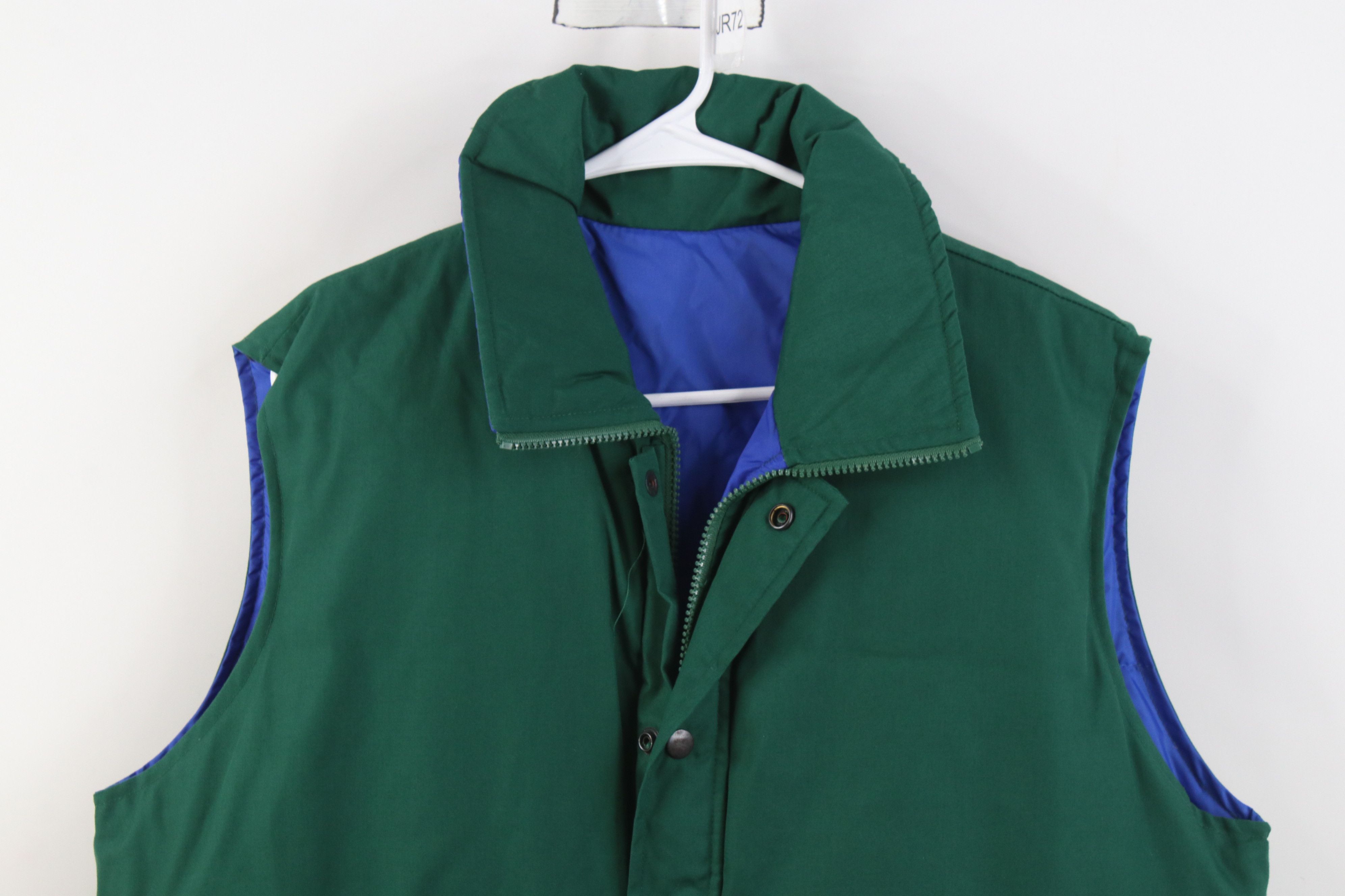 Vintage Vintage 70s Streetwear Reversible Down Puffer Vest Jacket Size US L / EU 52-54 / 3 - 2 Thumbnail