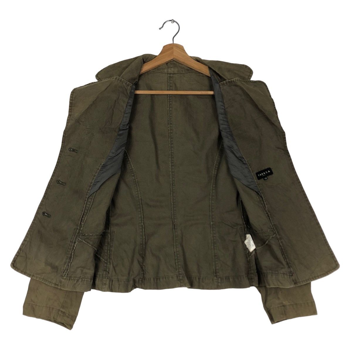Japanese Brand 🔥Biker Cropped Jacket Tabasa Paris Inspire Issey Miyake Size US M / EU 48-50 / 2 - 13 Thumbnail