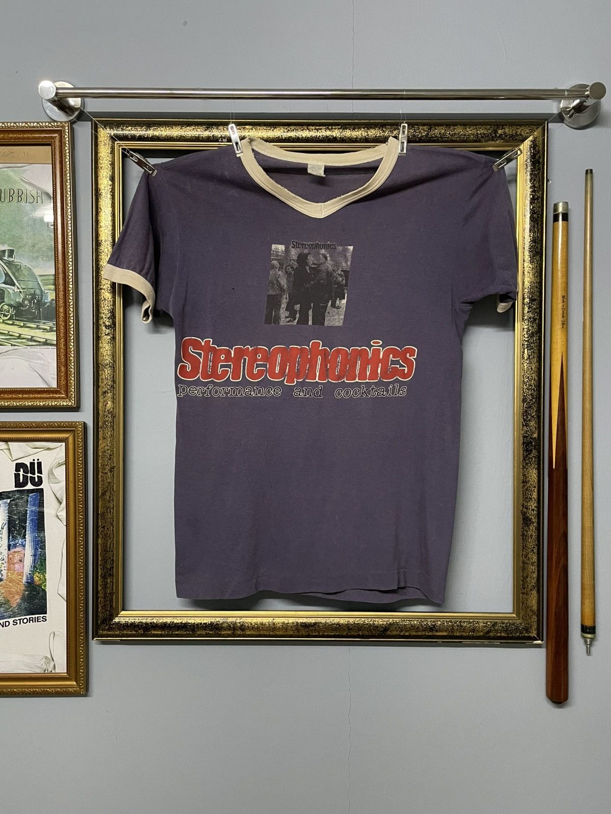 Vintage Vintage 1999 Stereophonics Perfromance&Coctails DistressTee Size US S / EU 44-46 / 1 - 1 Thumbnail