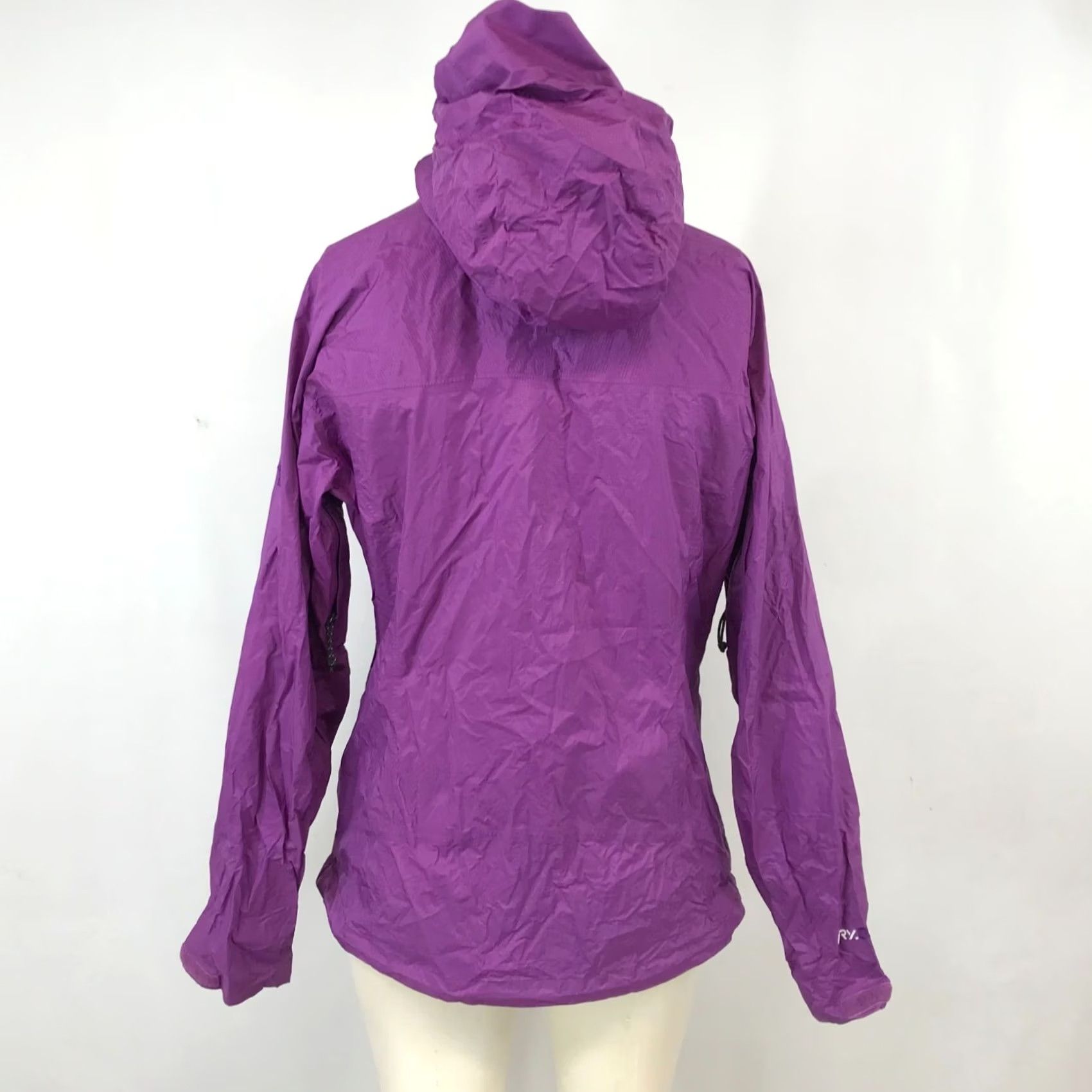 Mountain Hardwear VINTAGE Mountain Hardwear Womens Medium Purple DryQ Hooded Jacket Coat Size M / US 6-8 / IT 42-44 - 5 Thumbnail