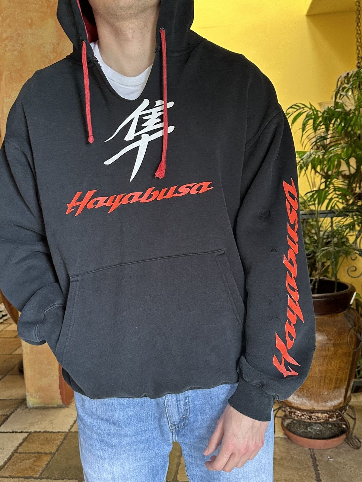 4GSELLER × Vintage Distressed Vintage Suzuki Hayabusa Motorcycle Hoodie Large Size US L / EU 52-54 / 3 - 7 Thumbnail
