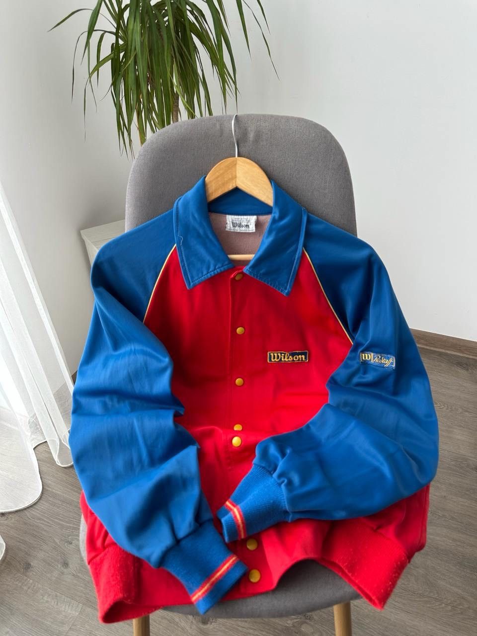 Japanese Brand × Vintage × Wilson Vintage Japanese Wilson Tennis Wear Buttons Blue Hoodie Polo Size US M / EU 48-50 / 2 - 4 Thumbnail