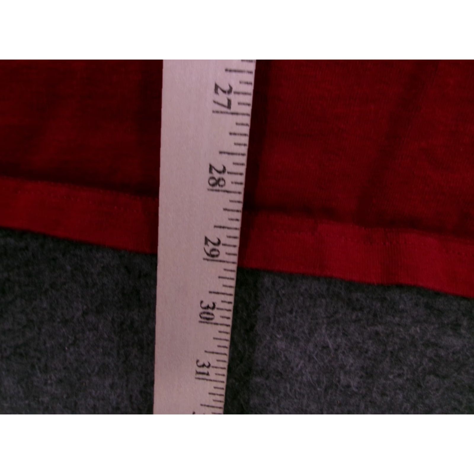 Jerzees JERZEES T-Shirt Men 2XL Red Long Sleeve Heavyweight Crew Neck Cotton Basic Everyday Shirt Mens 90s Classic Outdoors Size US XXL / EU 58 / 5 - 5 Thumbnail