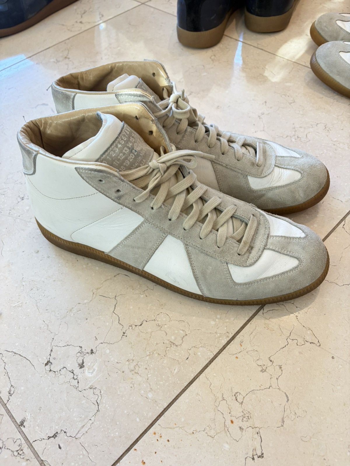 Maison Margiela Maison Margiela Deadstock Basket High Top Leather
