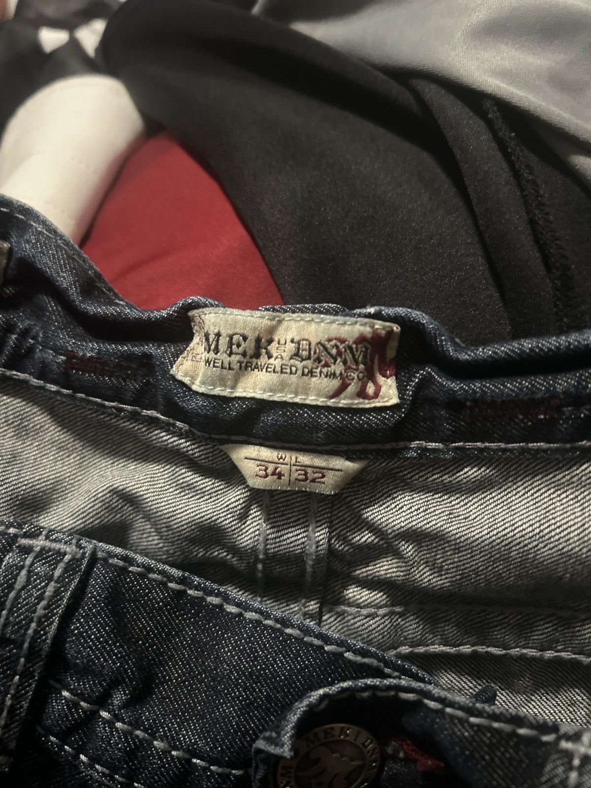 Mek Denim × Vintage Crazy Vintage Y2K/2000s Rare Mek Jeans Size US 34 / EU 50 - 11 Thumbnail