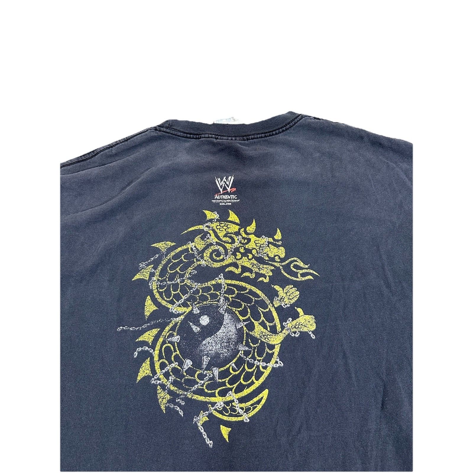 WWE Vintage WWE WWF Rob Van Dam ECW T-Shirt Thrashed Distressed Size US XXL / EU 58 / 5 - 8 Thumbnail