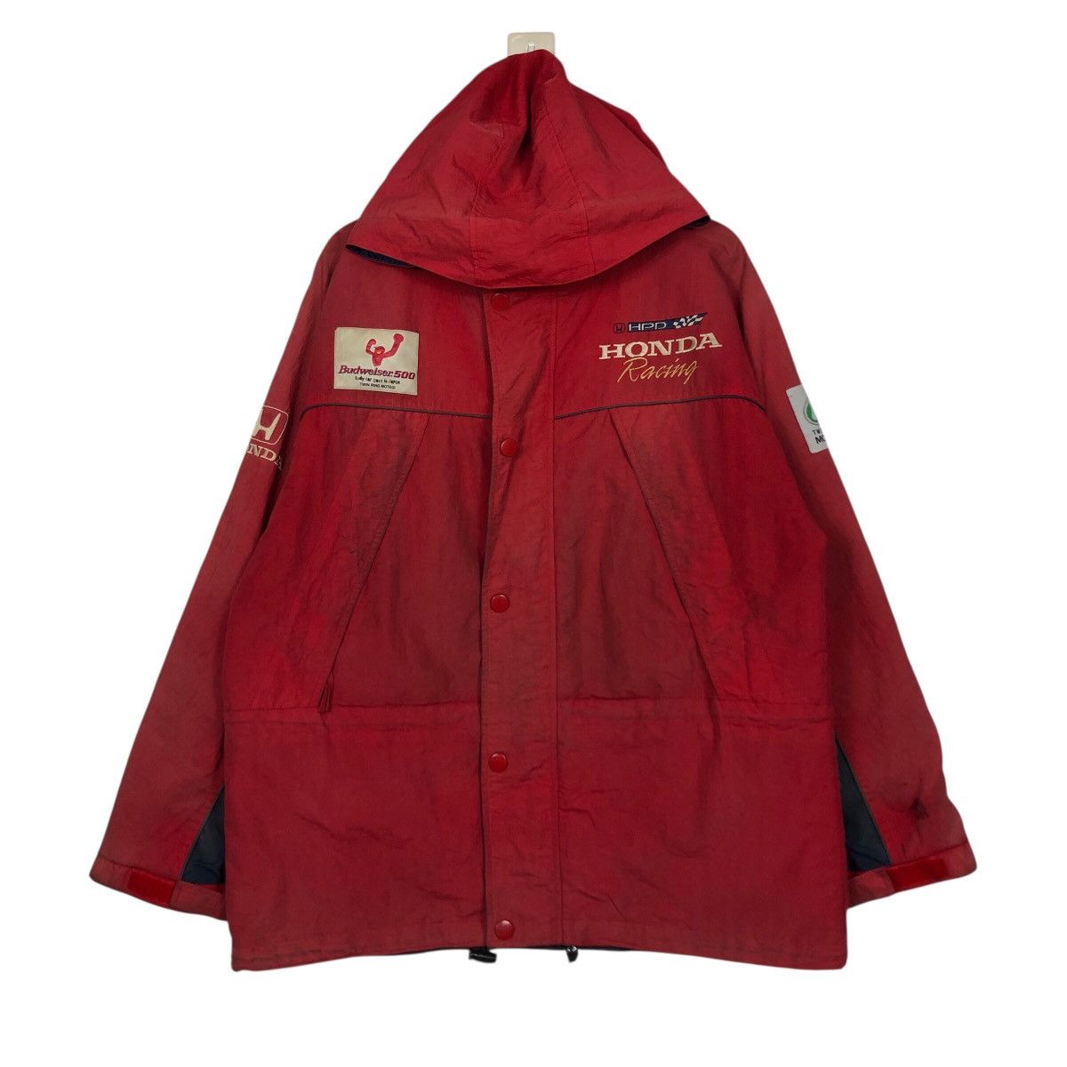 Japanese Brand 90s Honda Racing Pit Crew Jacket – CART Embroidered Logos Size US M / EU 48-50 / 2 - 2 Thumbnail