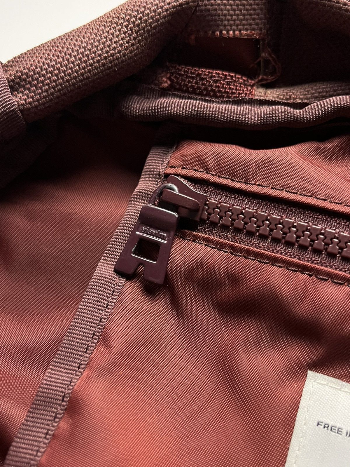 Visvim Visvim SS15 Ballistic Cordura 20L Backpack Burgundy w/ Suede Size ONE SIZE - 18 Thumbnail