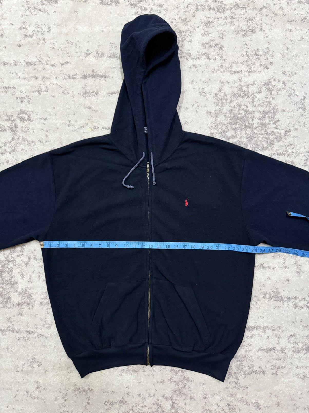 Polo Ralph Lauren Vintage Polo Ralph Lauren Small Pony Fleece Zip Up Sweater Size US XL / EU 56 / 4 - 15 Thumbnail
