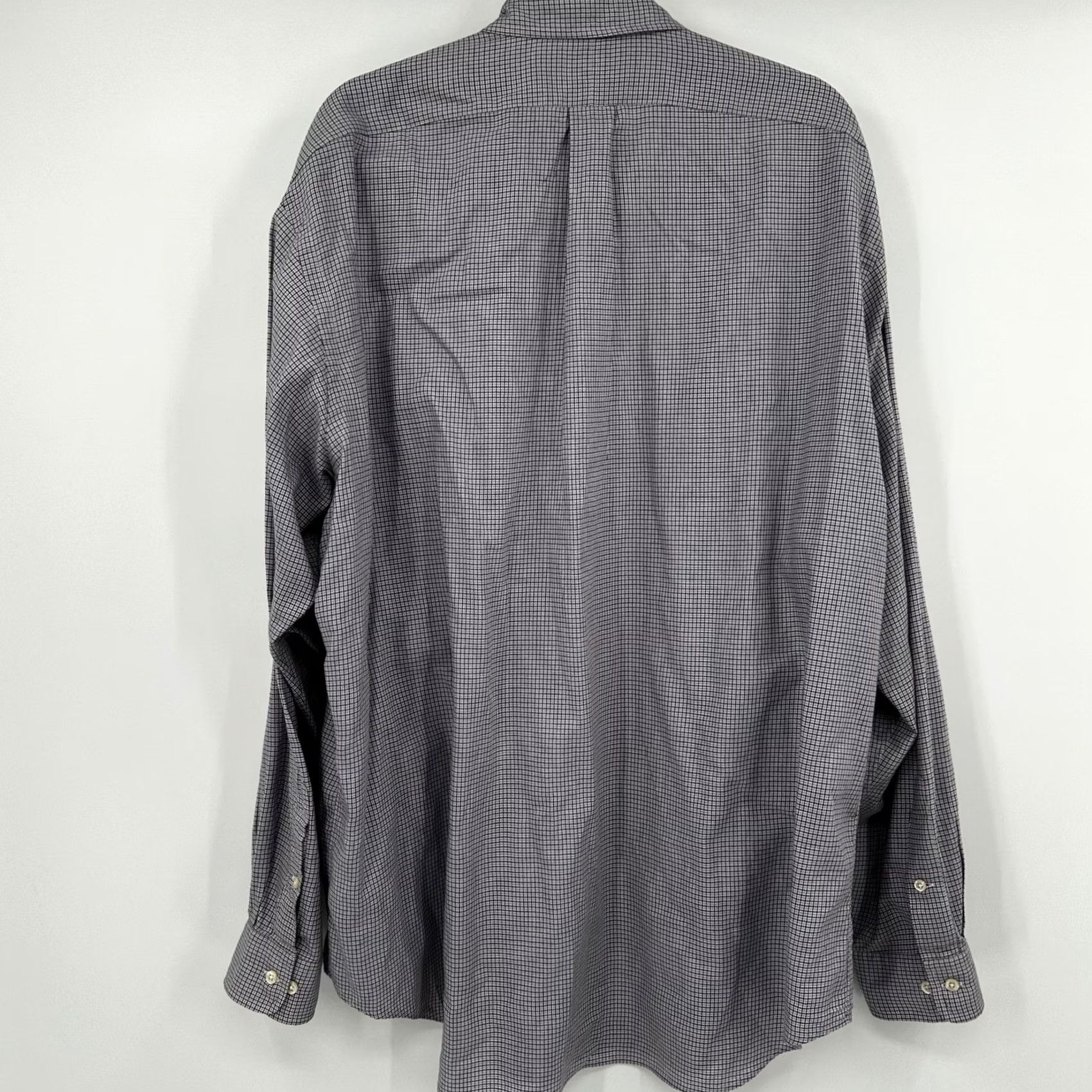 Ralph Lauren Ralph Lauren Yarmouth Button-Down Shirt Purple Micro Check 100% Cotton Long Sleeve Men's Classic Fit Size US XXL / EU 58 / 5 - 4 Thumbnail