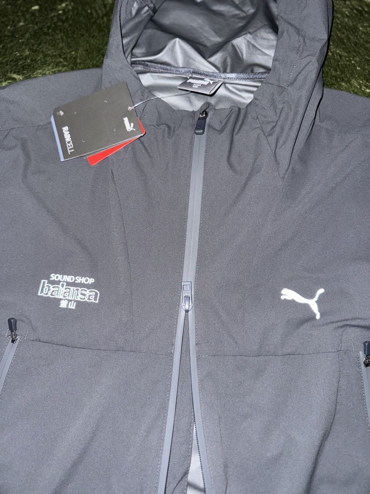 Puma [XXL] PUMA x BALANSA Rainsell Windbreaker Jacket Grey Size US XXL / EU 58 / 5 - 5 Thumbnail