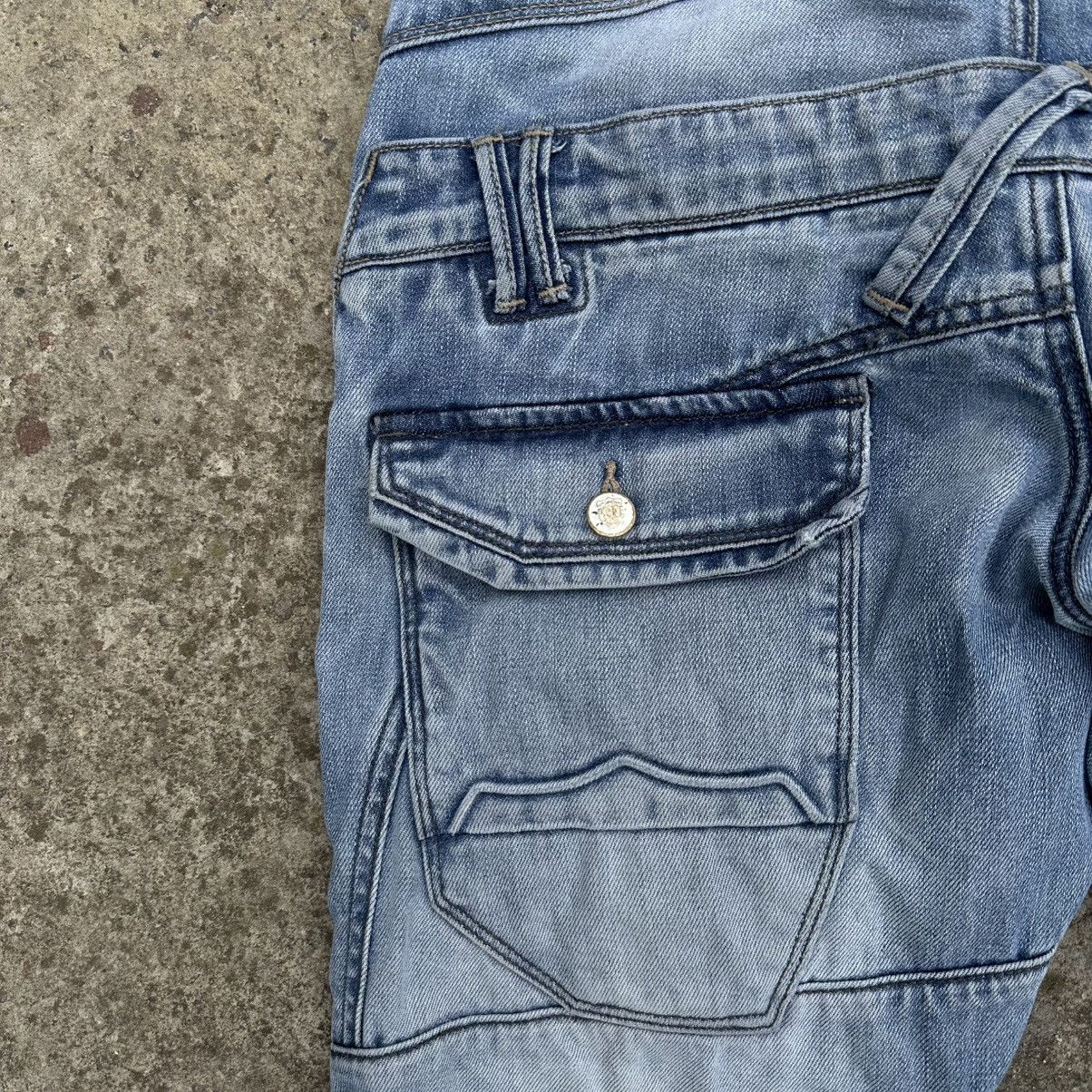 Issey Miyake × Japanese Brand × Y/Project Vintage Japanese Style 883 Police Jeans Crazy Fit Grunge 00s Size US 30 / EU 46 - 10 Thumbnail
