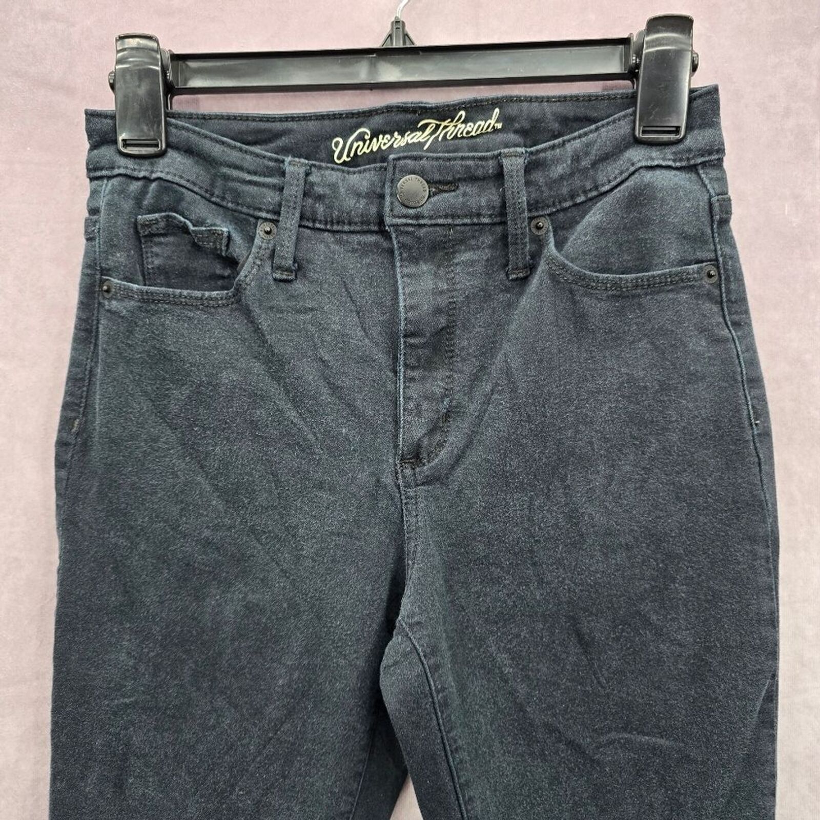 Other Universal Thread Black High Rise Skinny Jeans Denim Size 4 Size 27" / US 4 / IT 40 - 3 Thumbnail