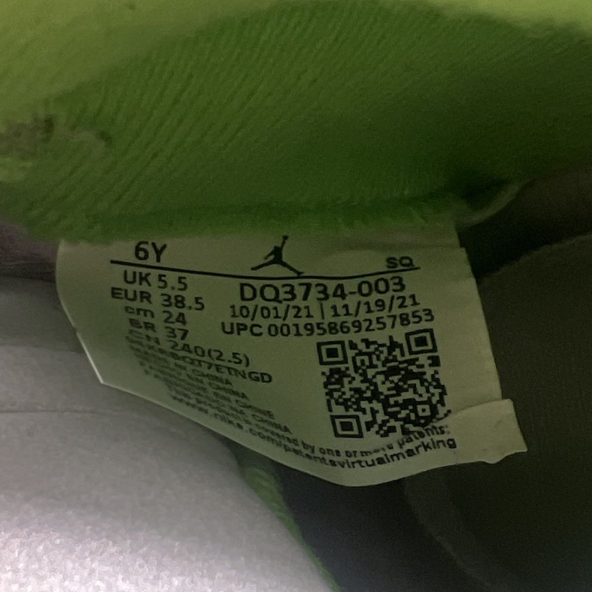 Jordan Brand Air Jordan 5 Green Bean Size US 6 / EU 39 - 9 Thumbnail