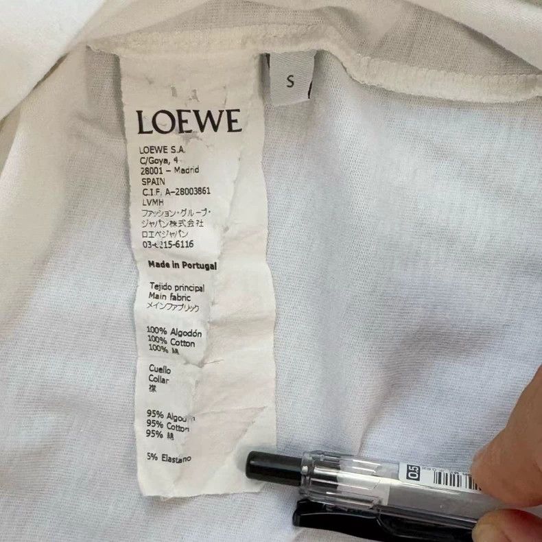 Loewe LOEWE Capital letters logo short sleeve S Size S / US 4 / IT 40 - 4 Thumbnail