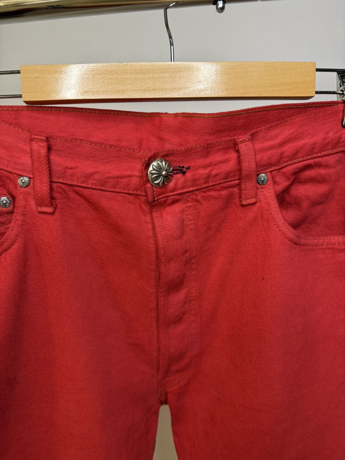 Chrome Hearts Chrome Hearts Red Paris Exclusive Patch Denim Size US 34 / EU 50 - 5 Thumbnail