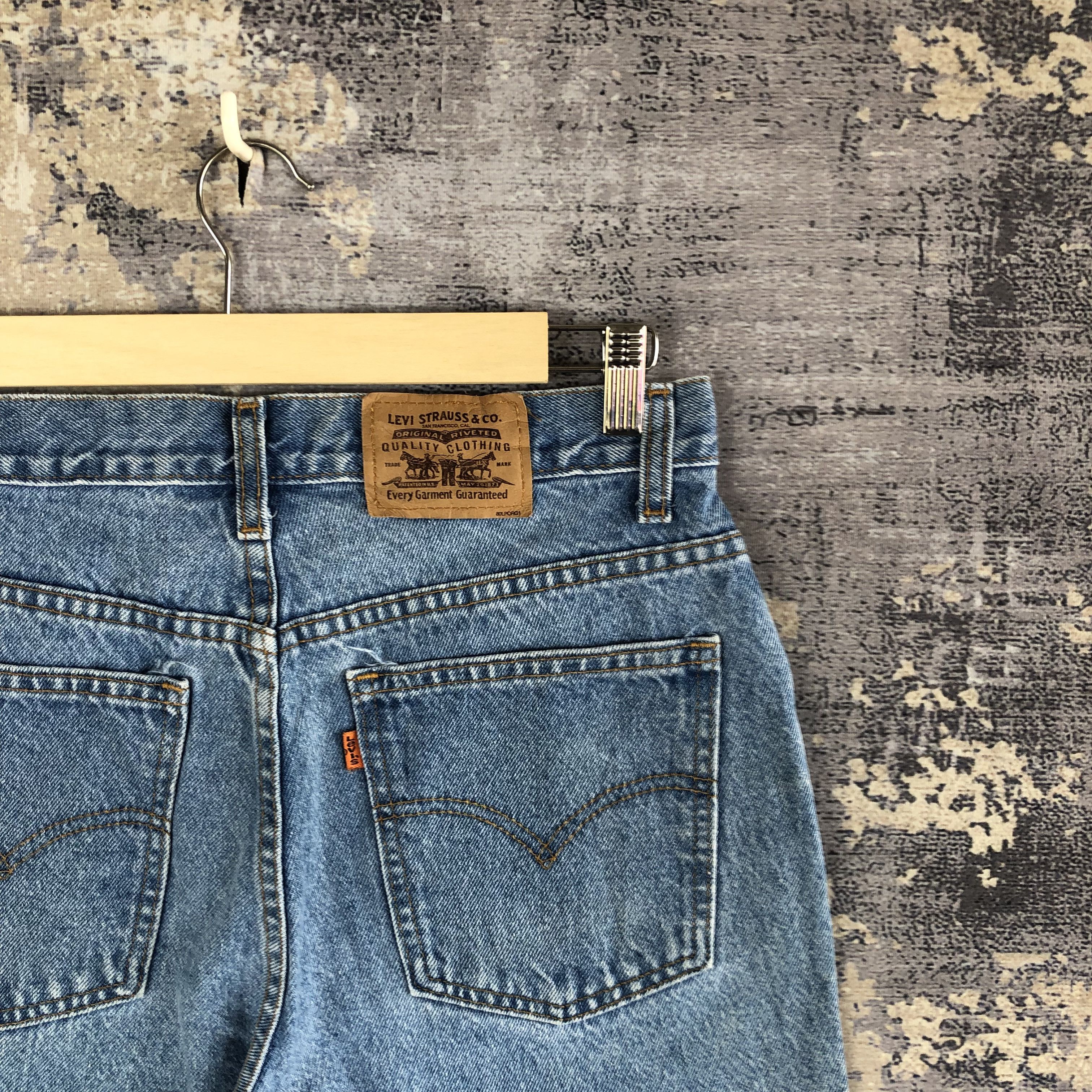 Levi's Vintage 90s Levis 622 Orange Tab Jeans Levi's Faded Denim Size US 30 / EU 46 - 5 Thumbnail