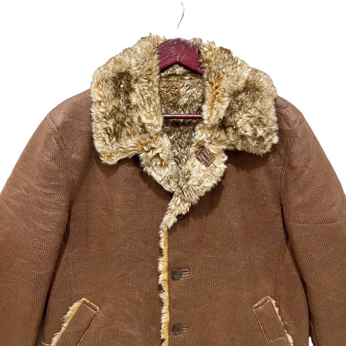 Pazzo Pazzo Denim Store Faux Fur Coat Jacket Size L / US 10 / IT 46 - 3 Thumbnail