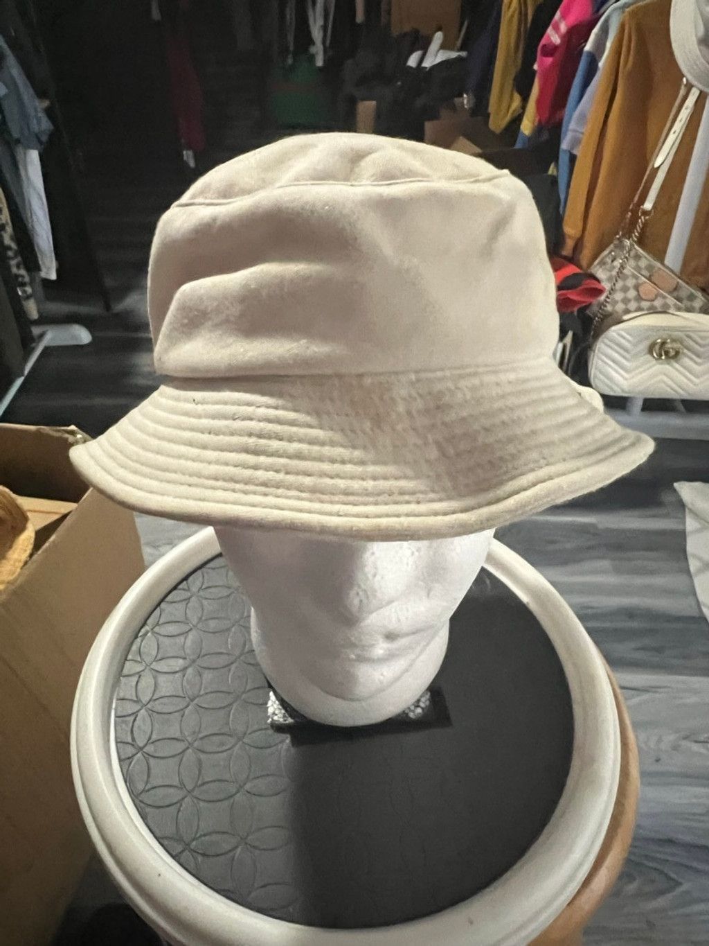 Structure Women's STRUCTURE Beige Bucket Hat One Size Size ONE SIZE - 1 Thumbnail