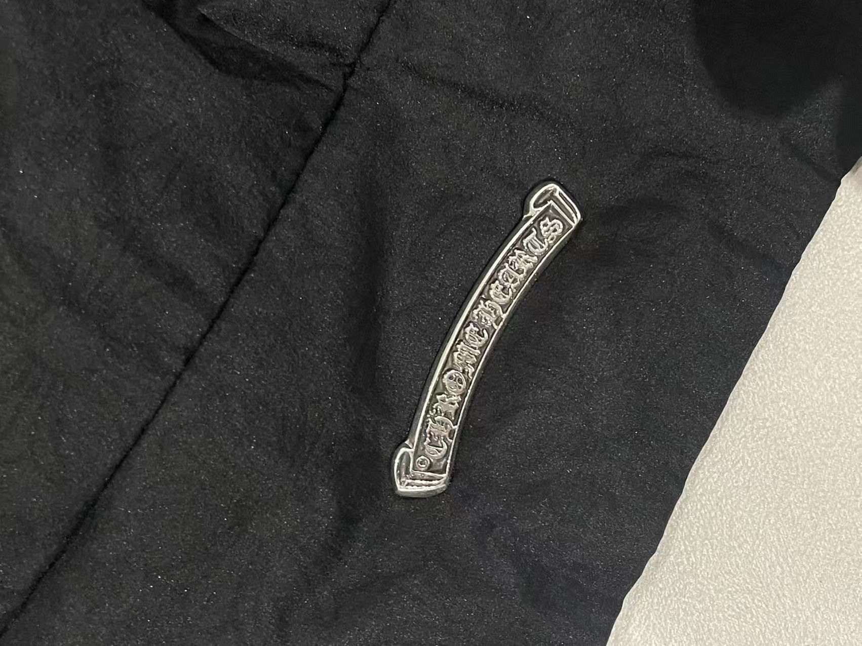 Chrome Hearts Chrome Hearts Black Script Logo Windbreaker Jacket Size L / US 10 / IT 46 - 11 Thumbnail